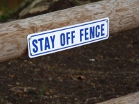 Fence - Signs