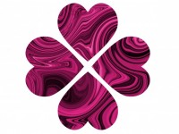 Quatro corações Swirly 3