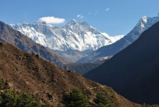 Montanhas do Himalaia.