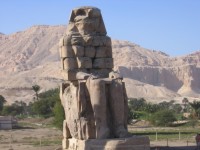 Memnonův kolos u Luxoru