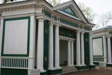 Ornate  pavilion with pillars