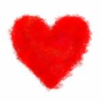 Valentine coração pintado