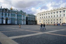 Palace square and winter palace
