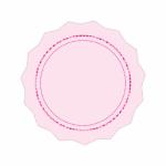 Pink Badge Or Doily