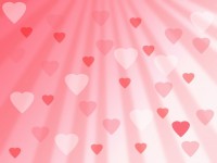 Corações rosa fundo