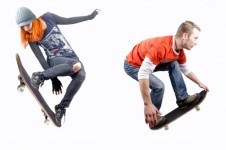 Skateboarderi