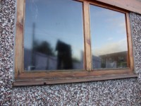 Wooden Outbuilding Window