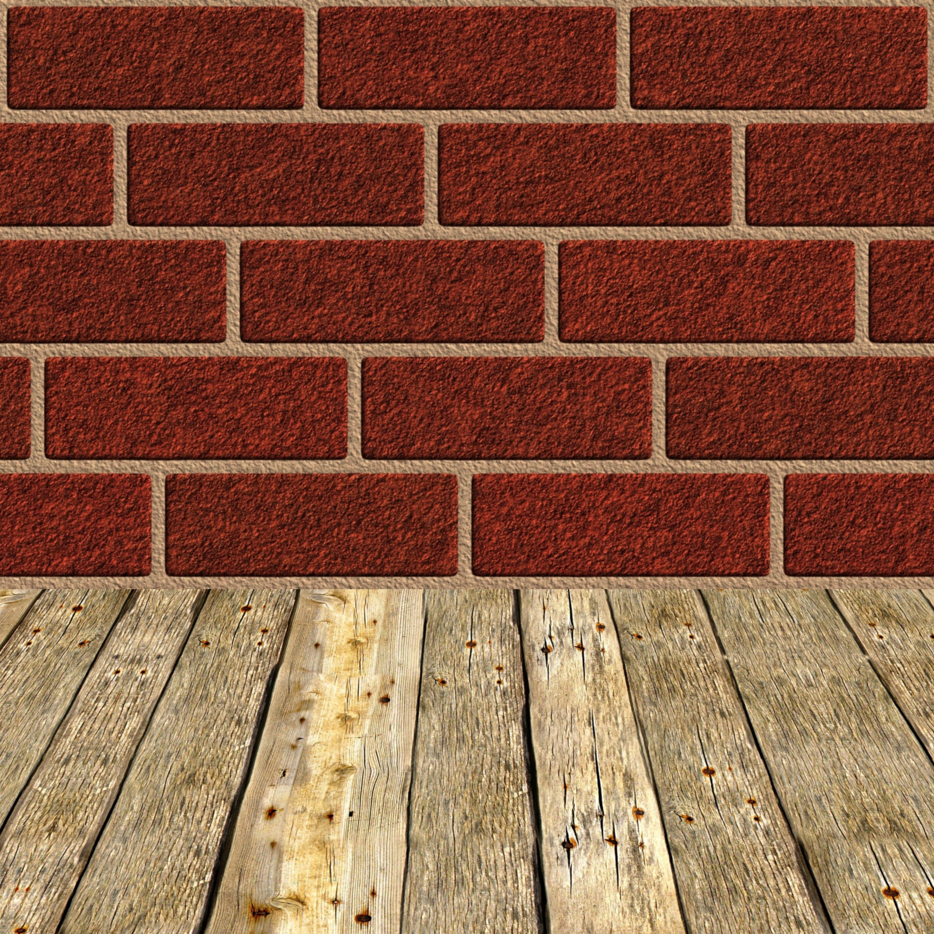 brick flooring