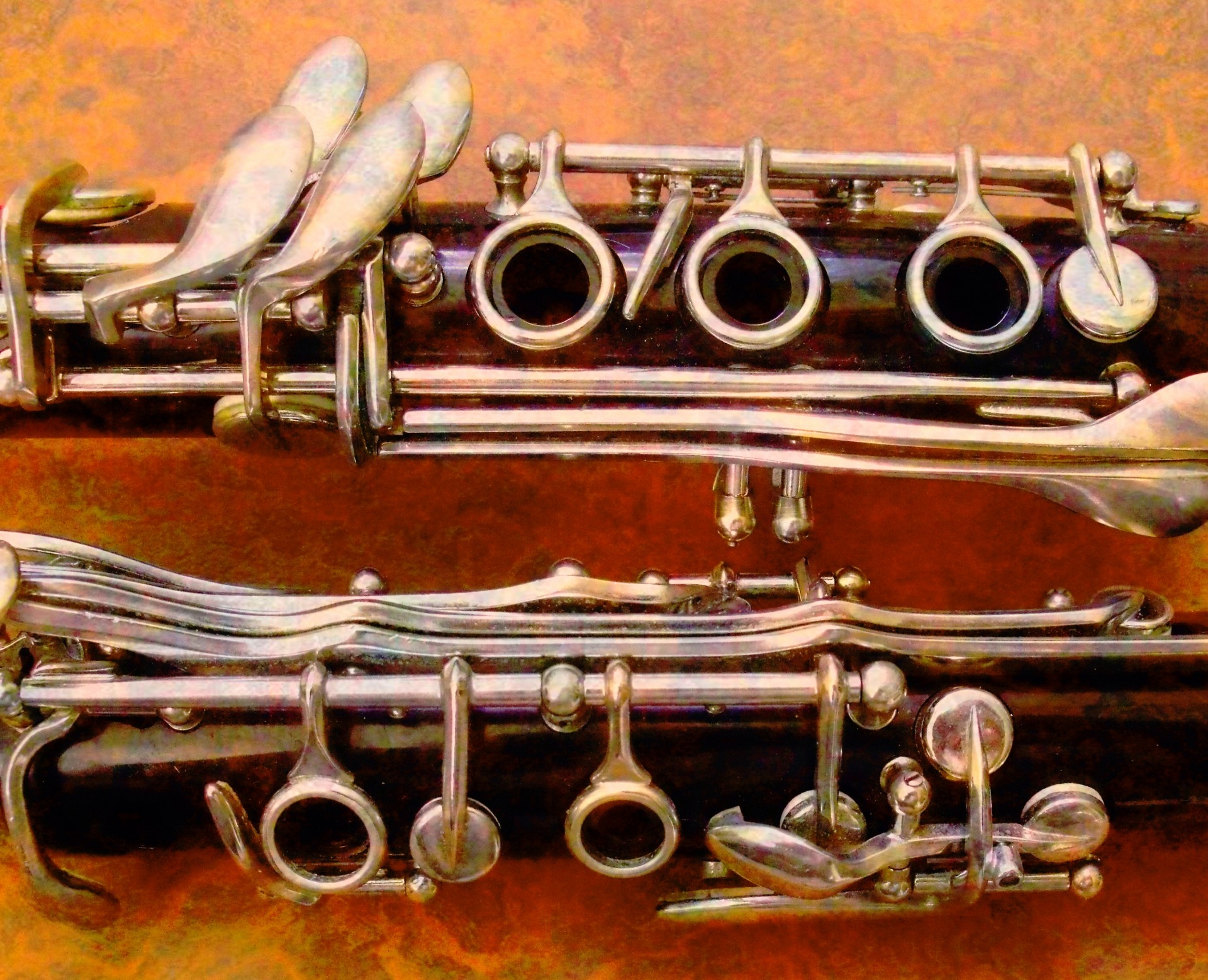 Clarinet close up