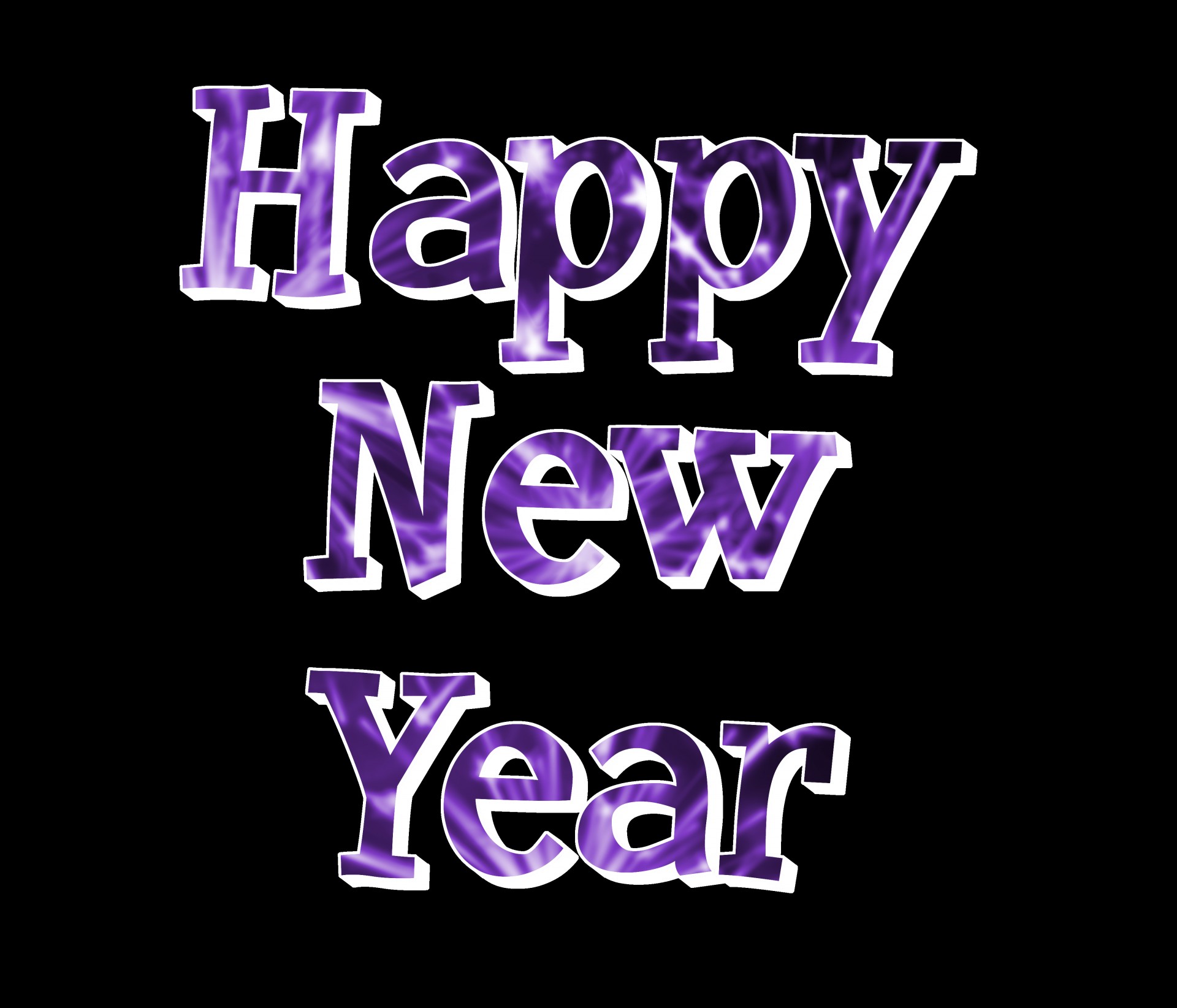 Happy New Year Purple Free Stock Photo - Public Domain Pictures