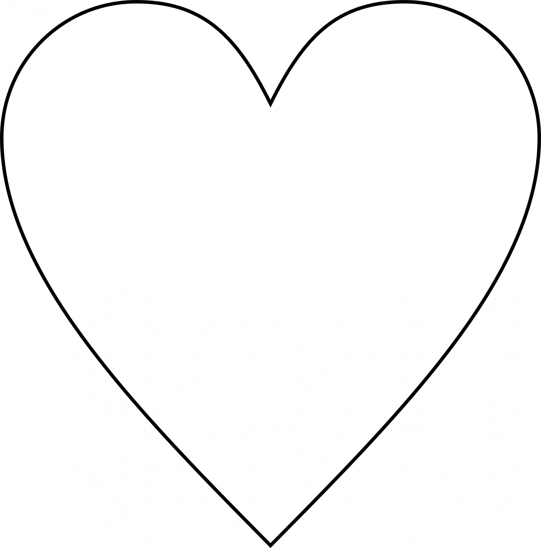 Heart Outline Free Stock Photo - Public Domain Pictures