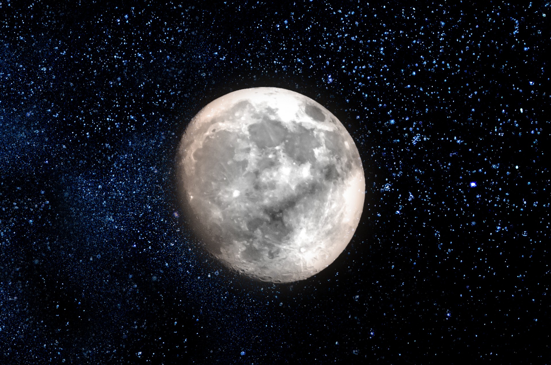 月と星と夜空 無料画像 Public Domain Pictures