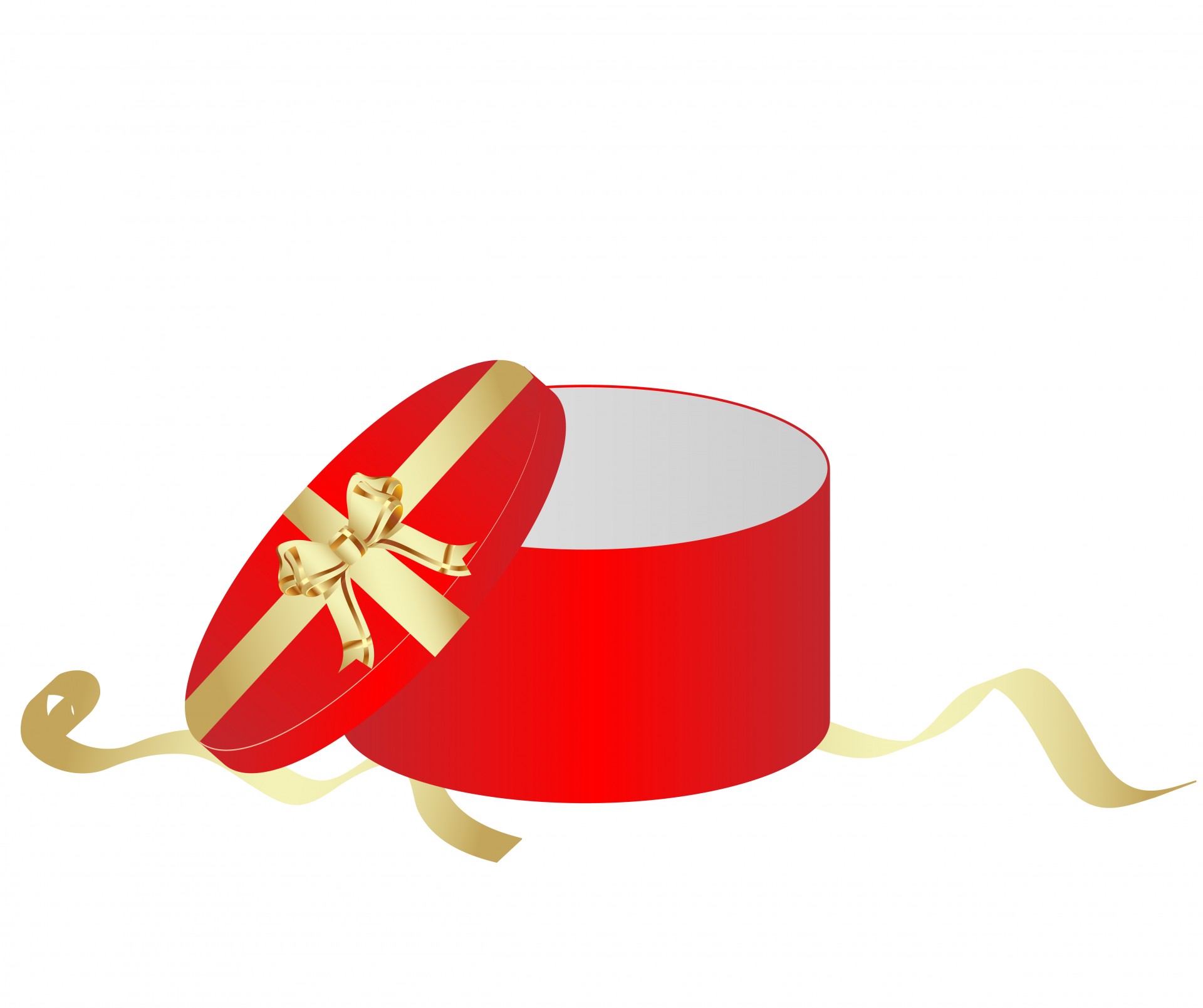 Красные ленточки Подарочная коробка Bow