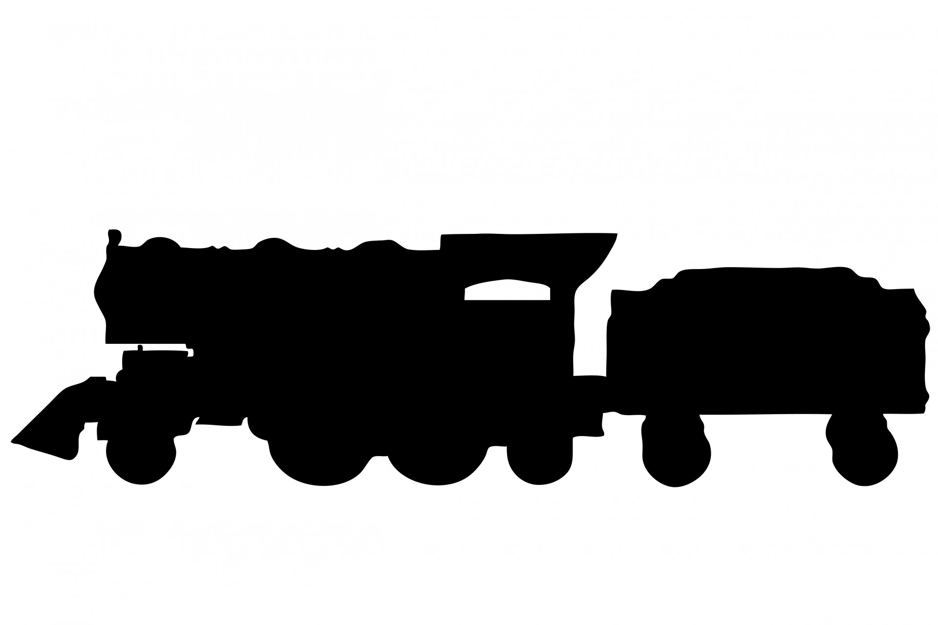 steam train clipart black and white - photo #43