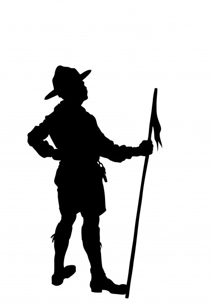 Download Boy Scout Silhouette Clipart Free Stock Photo - Public Domain Pictures