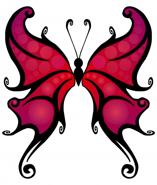 Clipart Butterfly 2 Free Stock Photo - Public Domain Pictures