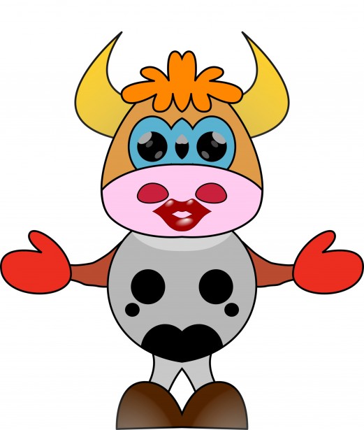 Cow Cartoon Free Stock Photo - Public Domain Pictures