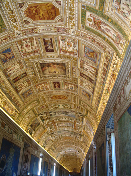 Rome Vatican City Ceiling Painting Free Stock Photo Public