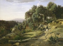 A View nära Volterra, 1838
