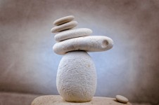 équilibrage des pierres