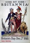 Dzień w stylu vintage Plakat brytyjskiej