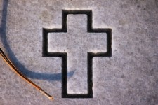 Carving Headstone Kreuz