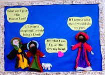Weihnachten Shepherd Puppets