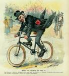 Humour Vintage Cyling affiche