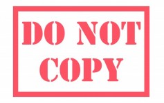 Nu copiați Stamp
