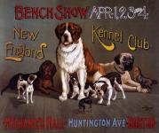Dog Show di poster d'epoca