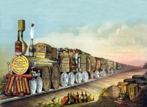 Express szállító vonat alkohol