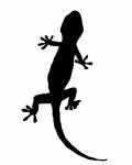 Gecko Silueta Clipart
