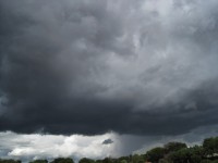 Nube pesante temporale scura