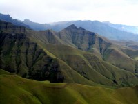 Hoge bergen, Drakensberg, kwa-zu