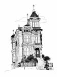 Dům Vintage 1889 Ilustrace