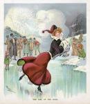 Eislaufen Frau Poster