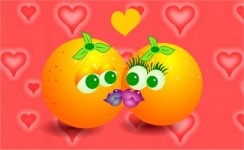 Kissing Oranges