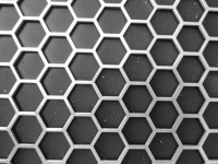 Metallic Bienenwaben-Muster