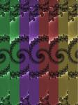 Multicolor fractal pattern