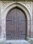 Antigua puerta de la iglesia