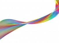 Rainbow Ribbon Background