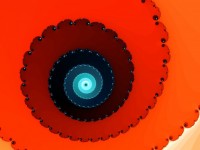 Red fraktal spiral