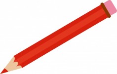 Lápis vermelho Clip