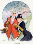 Romantic Poster cuplu Golf