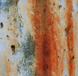 Rust Oxidation On Metal Door