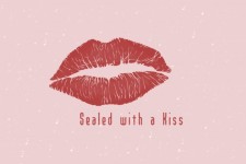 Sceller avec un baiser