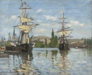 Ships Riding on the Seine at Rouen,