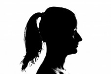 Profil sylwetka kobiety