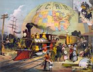 Train à vapeur Voyage Collage
