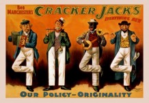 Vintage Plakat Cracker Jacks